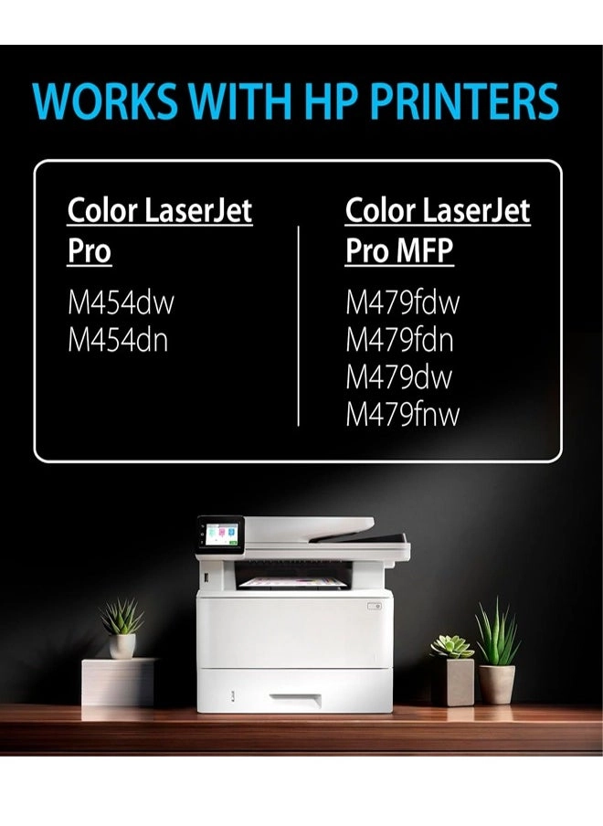 415A - Black Cyan Magenta Yellow Combo Pack