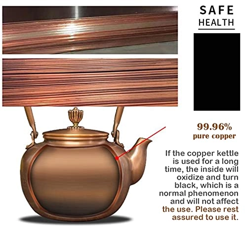 Teapot - Red copper 600ML