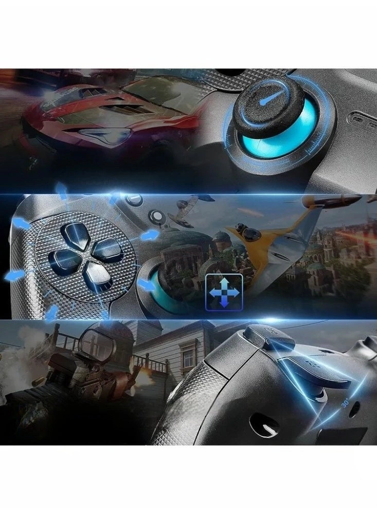 Wireless Vibration Game Controller - PC Steam Smart TVs Android game boxes