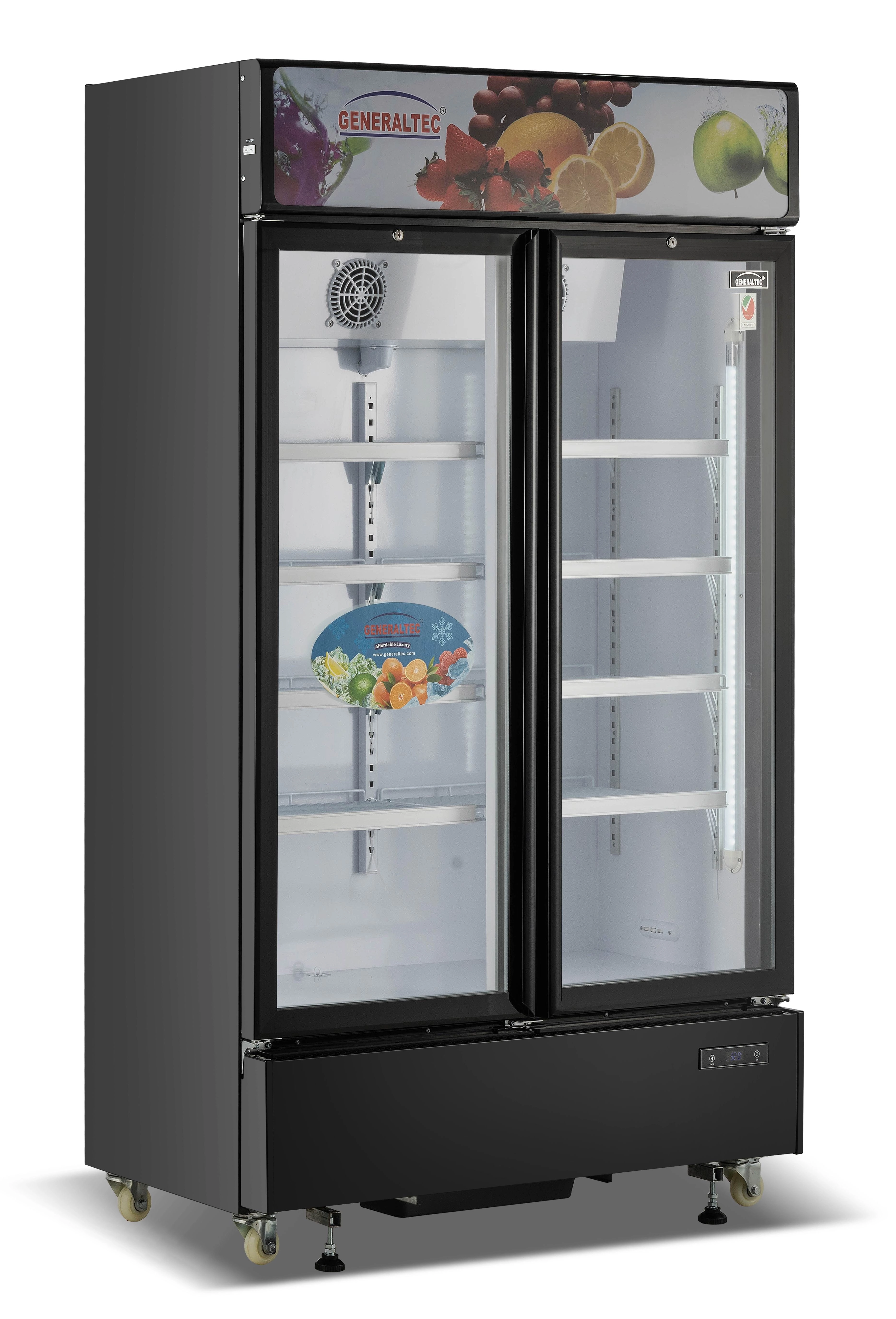 Noor Al Fajr Electric Devices Trading Double Glass Door Showcase Chiller - 730 L