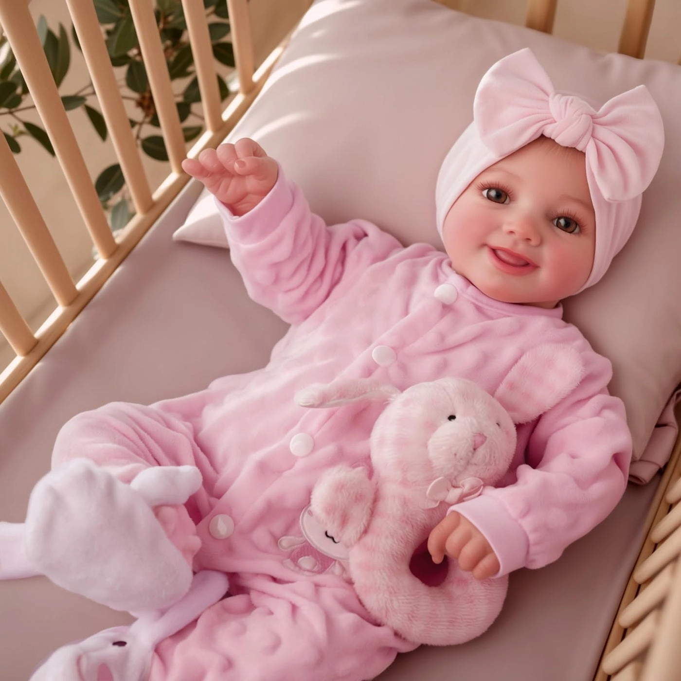 Reborn Baby Doll - 17 Inch Soft Vinyl Can Drink & Pee Ages 3+