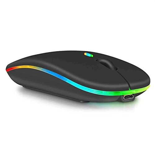 2.4GHz Rechargeable Wireless LED Mouse - Bluetooth