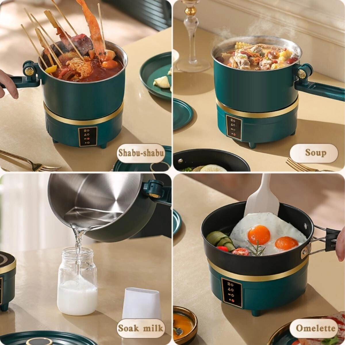 Multifunctional Electric Split Cooker - 220V Induction Base