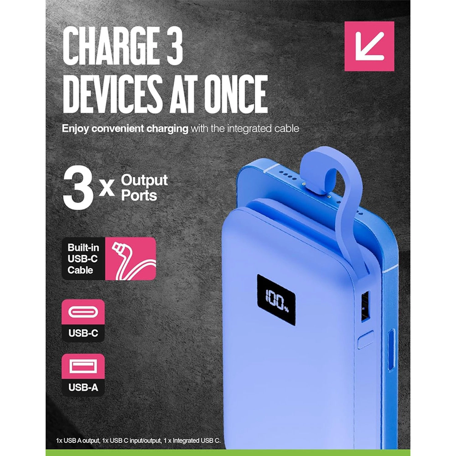 Eco Integrated 3 - 12,000mAh 15W Fast charging