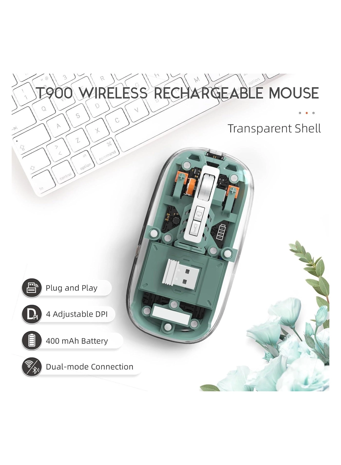 Wireless Mouse - 2.4G Bluetooth