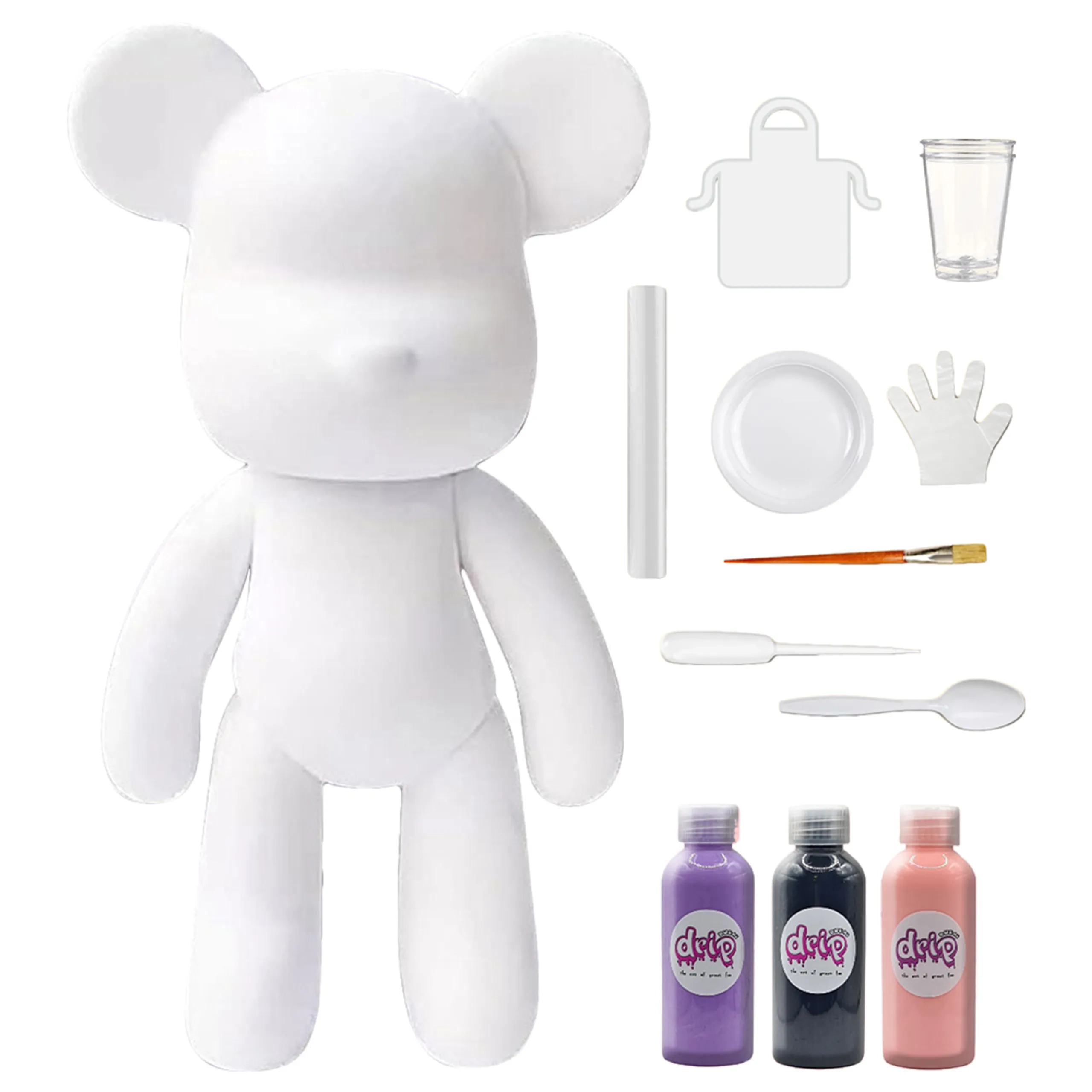 Dubai Drip Art DIY Acrylic Paint Bear