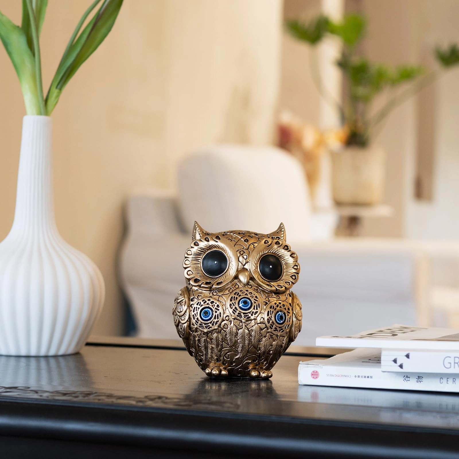 Owl Statue - Resin