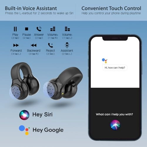 Open Ear Earphones Wireless Earbud