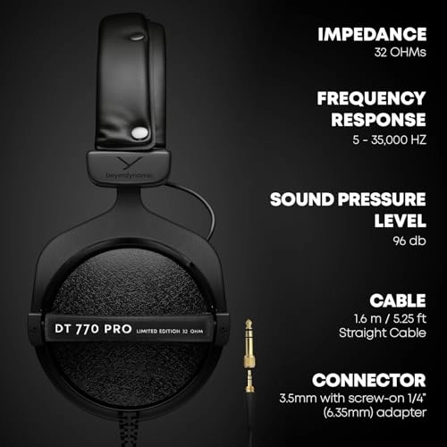 DT 770 Pro - 32 Ohm Wired Headphone