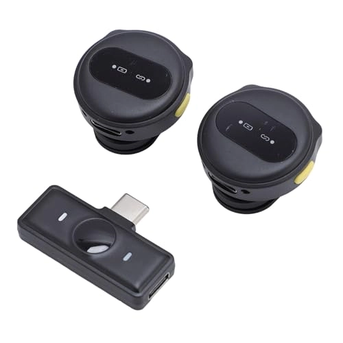 Wireless Lavalier Microphone System - 2 x Microphones 2.4G