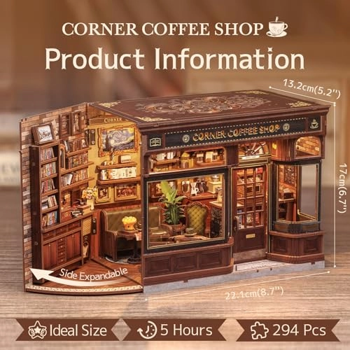 Book Nook - Corner Coffee Shop