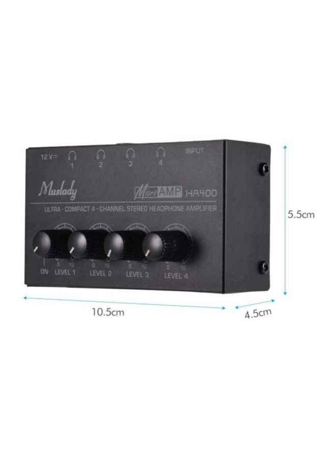 HA400 - 4-Channel Stereo Headphone Amplifier