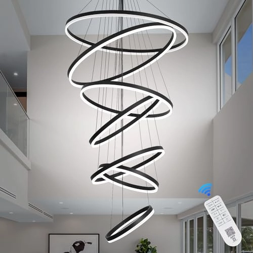 7-Rings Modern LED Chandelier