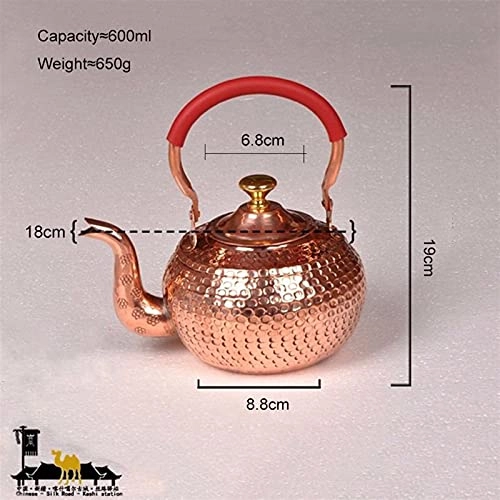 Teapot - Red copper 600ML