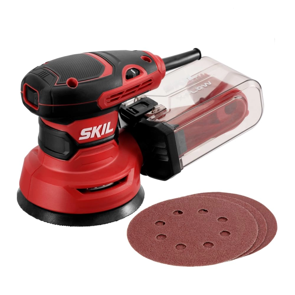 Skil Random Orbital Sander - Cyclonic Dust Box 3pc Sanding Sheet