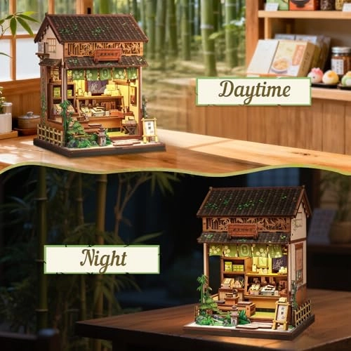 Book Nook Dollhouse Kit - Kanmi-dokoro Kurihara