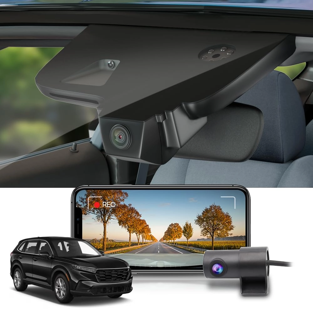 4K Front and 1080P Rear - 2160P for Honda CRV 2023 2024