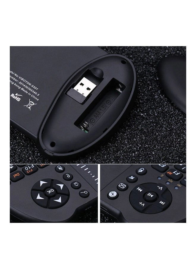 Wireless Keyboard - Wired + Air Fly Mouse