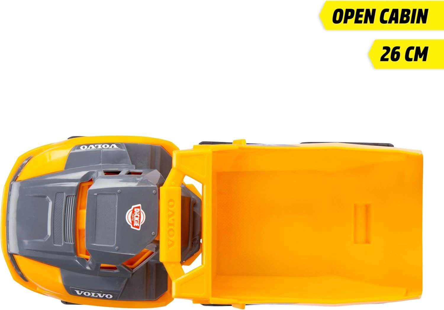 Volvo Tough Hauler Dump Truck - 26cm Yellow