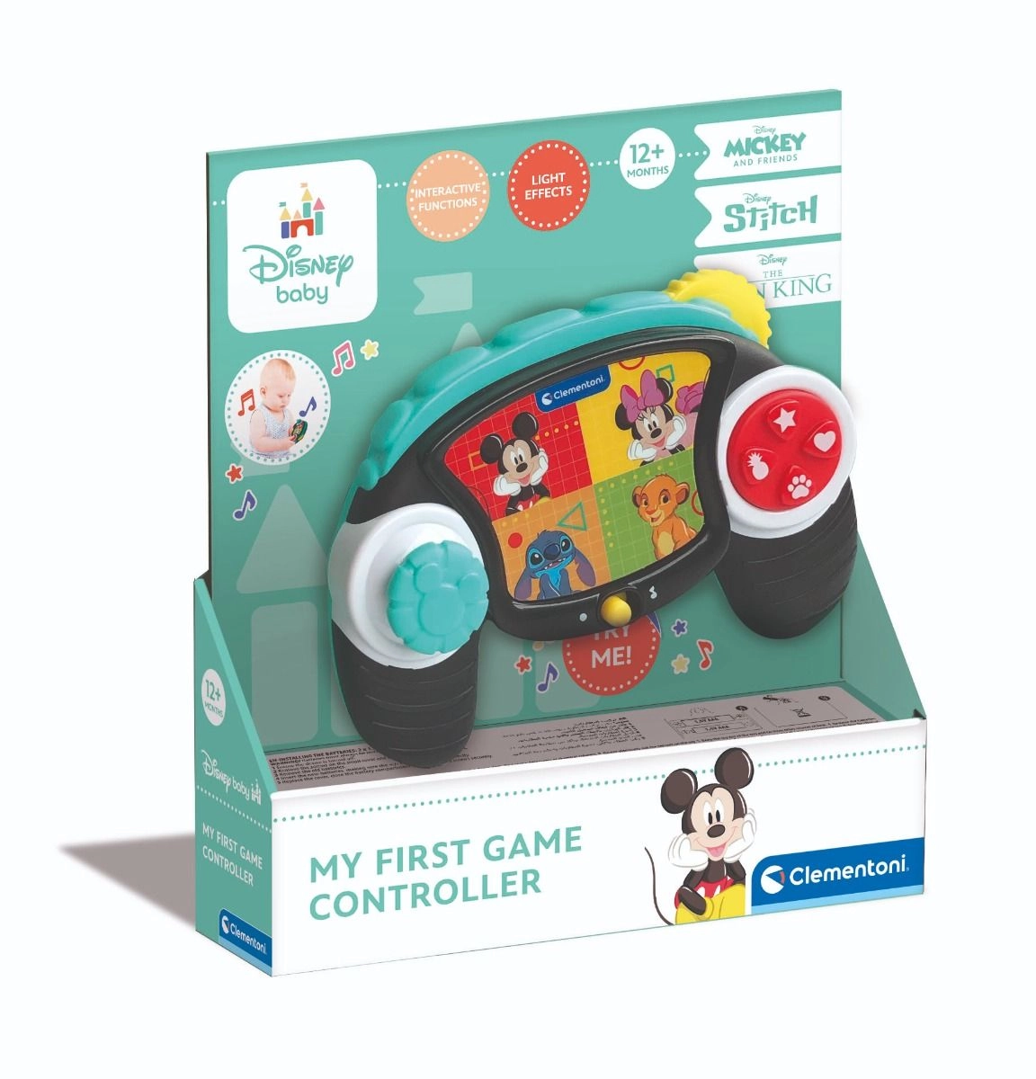 Baby My 1st Game Controller Mickey Mouse - 12 months+