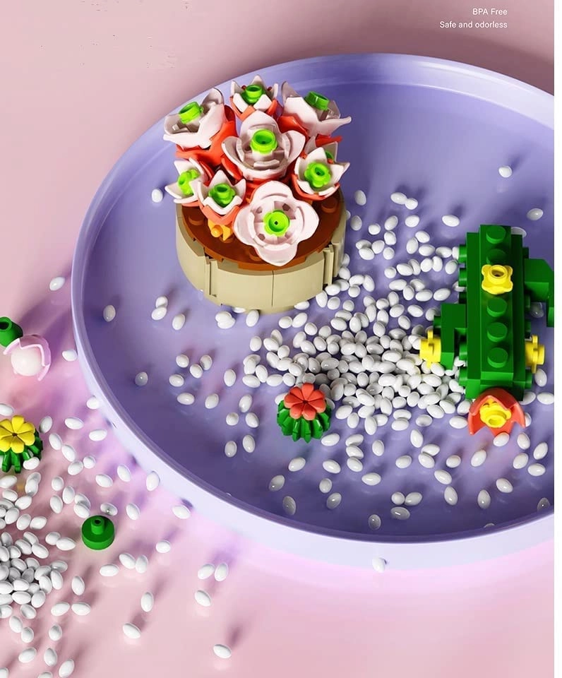 Mini Succulent Building Blocks Surprise Box Botanical - 6 years+ 2 pieces