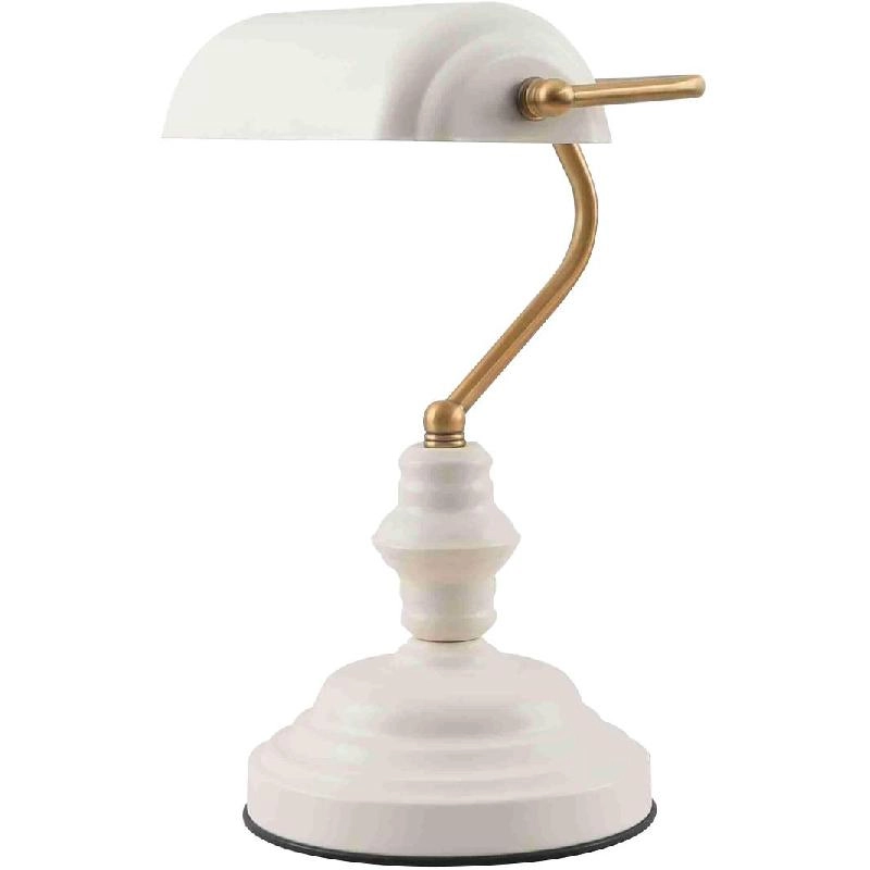 Desk Lamp - E27 Gold/White