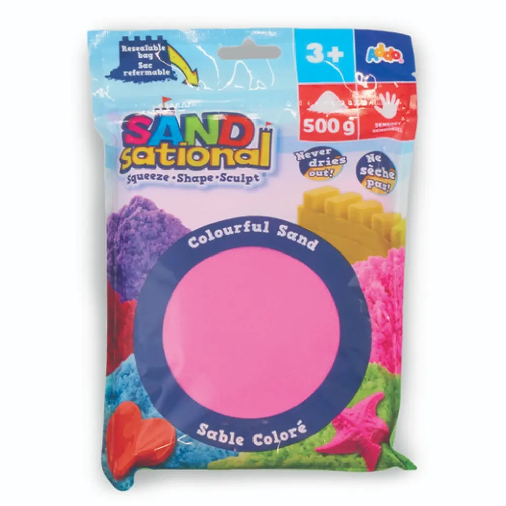 Sandsational Sand Bucket - 500g 6 Pieces