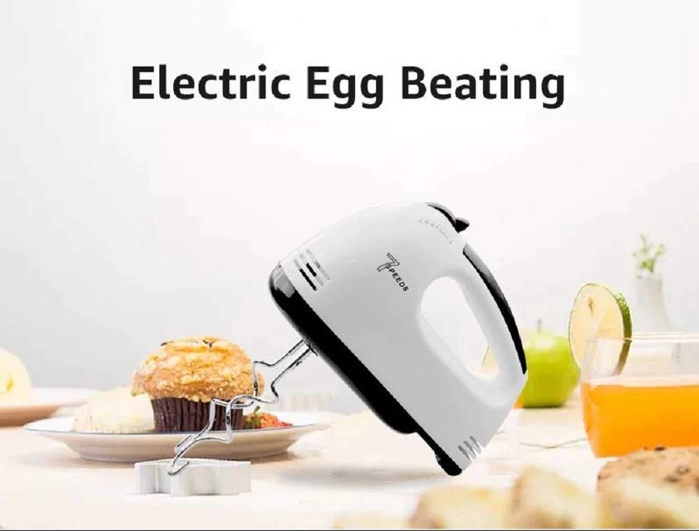 Hand Mixer - 7Speed 4 Stainless Steel Beaters