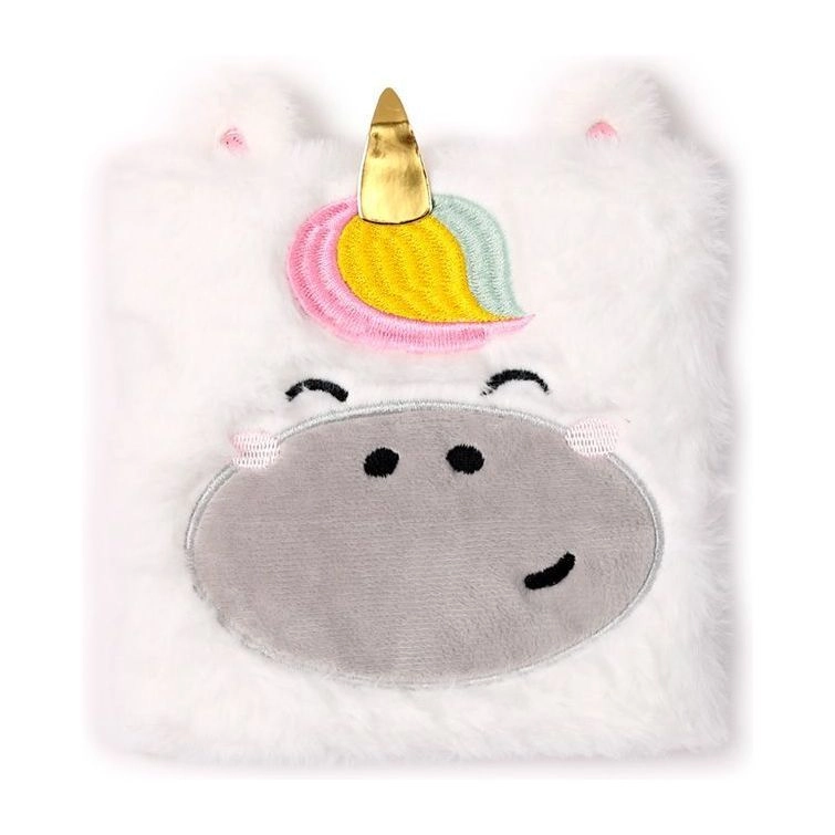 Puckator Adoracorns Unicorn Plush Fluffies Notebook - Lined