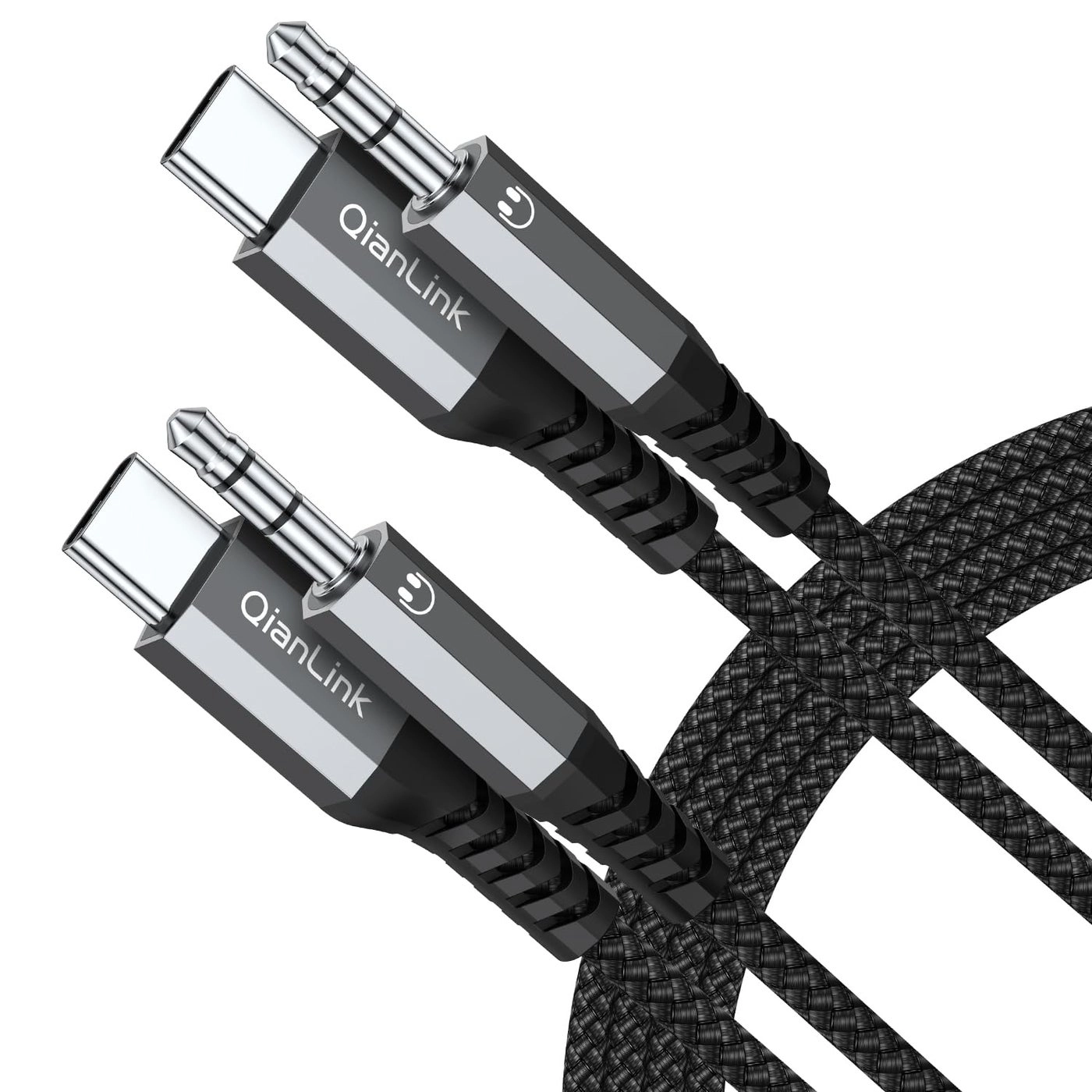 QianLink USB C to 3.5mm Audio Aux Jack Cable - 3.3ft