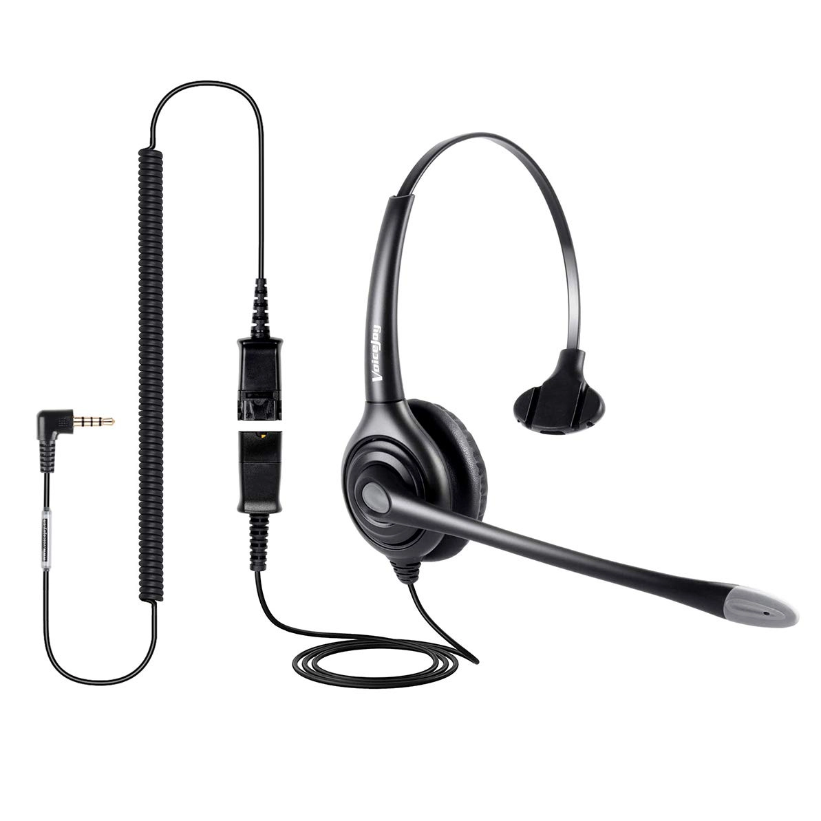 VoiceJoy Cell Phone Headset Wired Headset