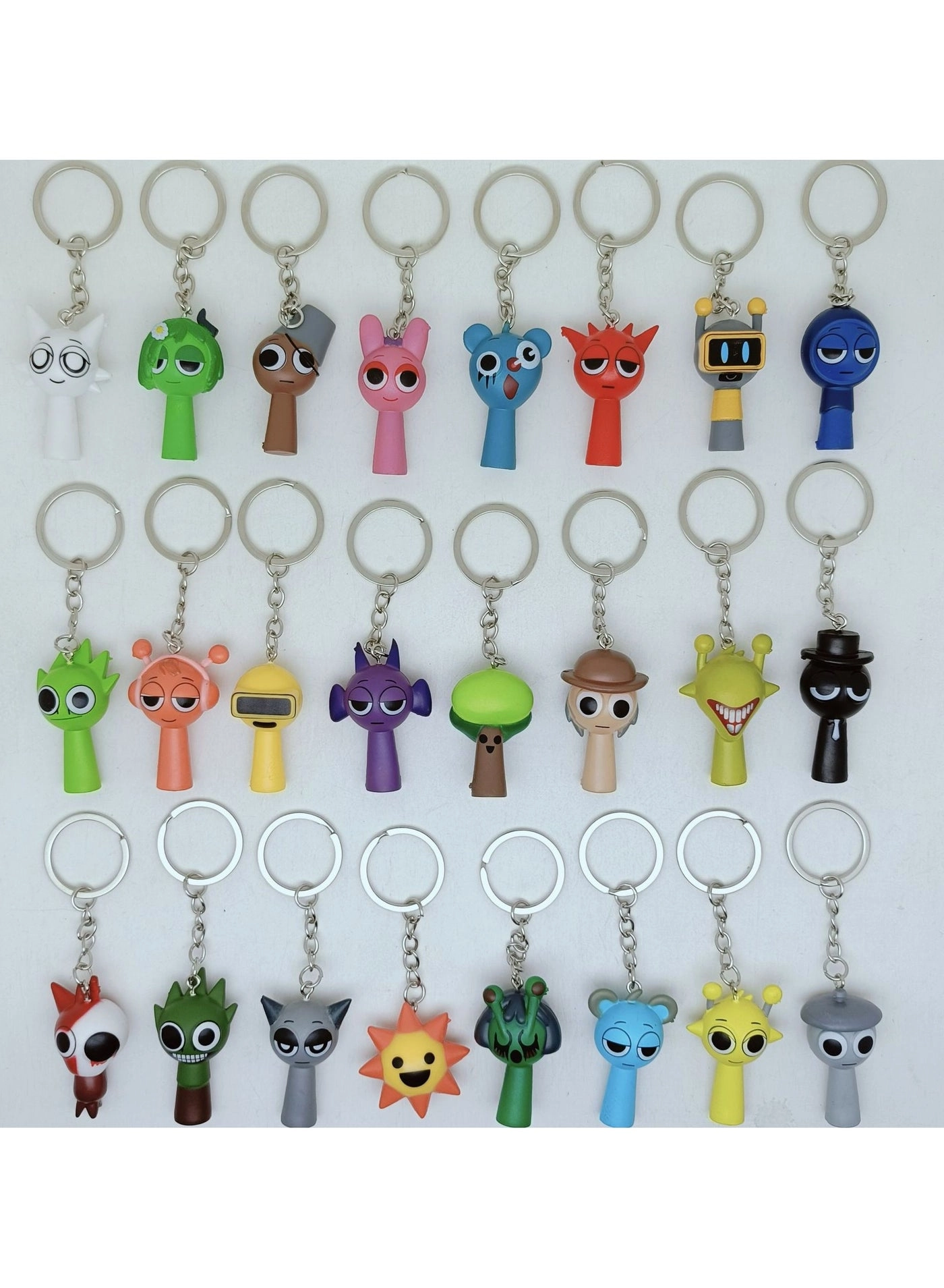 Generic Game Doll Keychain - 24pc 5cm