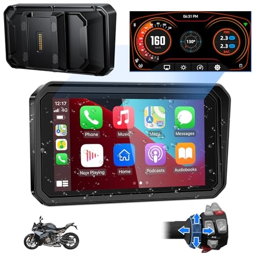 6 Motorcycle CarPlay GPS Navigation - 6 inch