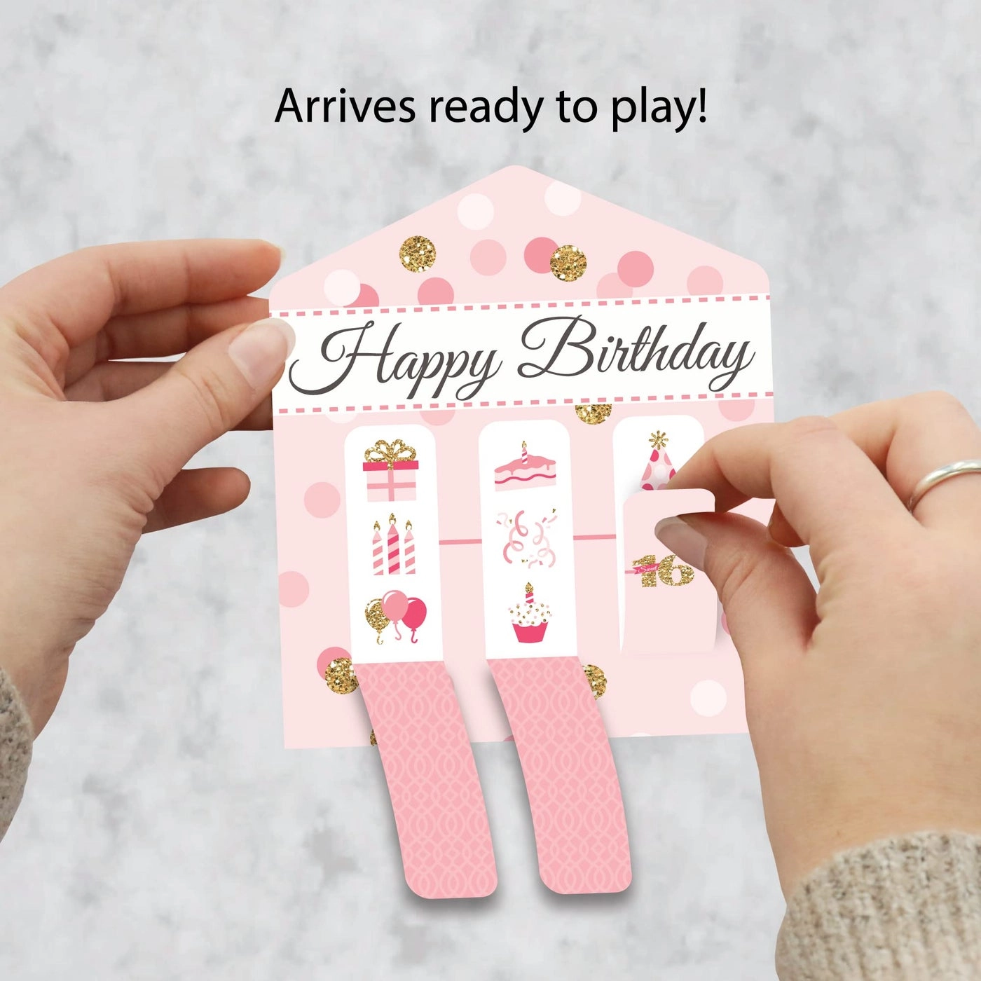 Sweet 16-16th Birthday Party Game Pickle Cards - 12