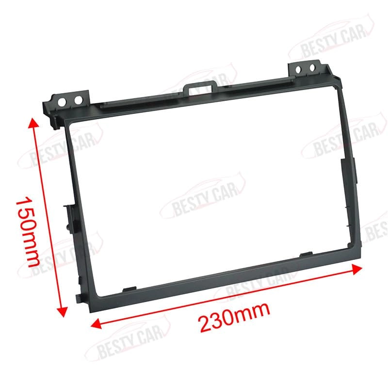 Car Radio Stereo Fascia Frame - Toyota Land Cruiser Prado 120 LC120 Lexus GX470 2004-2009