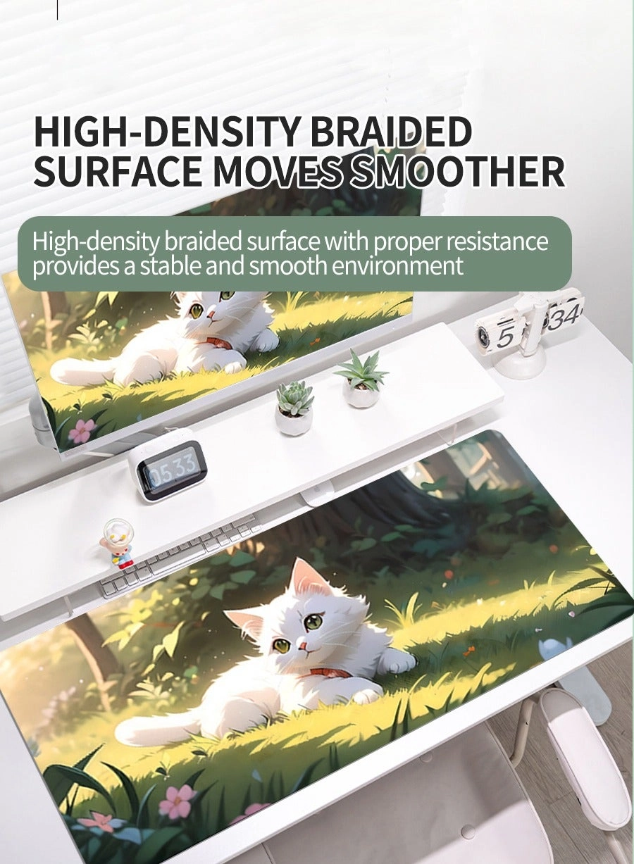 Anime Large Rubber Gaming Mouse Pad - 80x30 cm