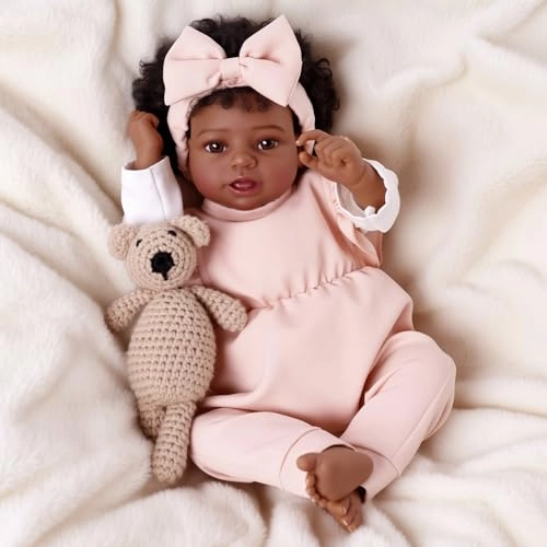 JUSS001RXWA-TC - Lifelike Reborn Doll Vinyl White and Blue