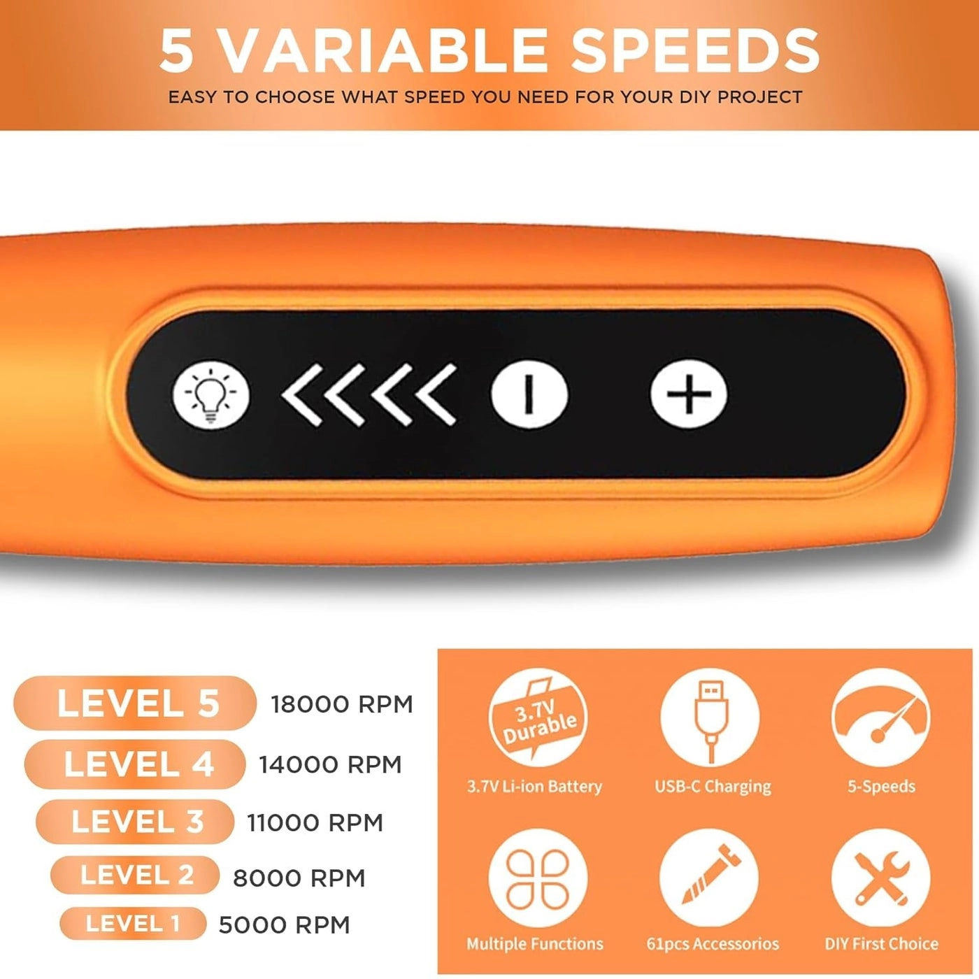 BYWOKY Mini Drill Machine - 2000 MAh