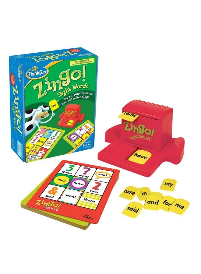 Zingo Sight Words - Flash Cards Pre-K To 2Nd Grade