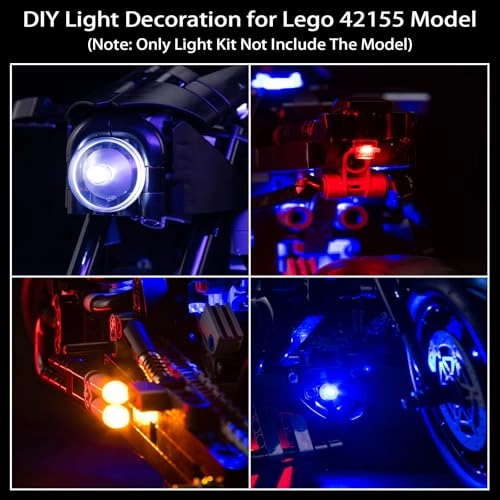 Lighting Kit 42155 - Plastic Bat-Man for LEGO Bat-Man 42155