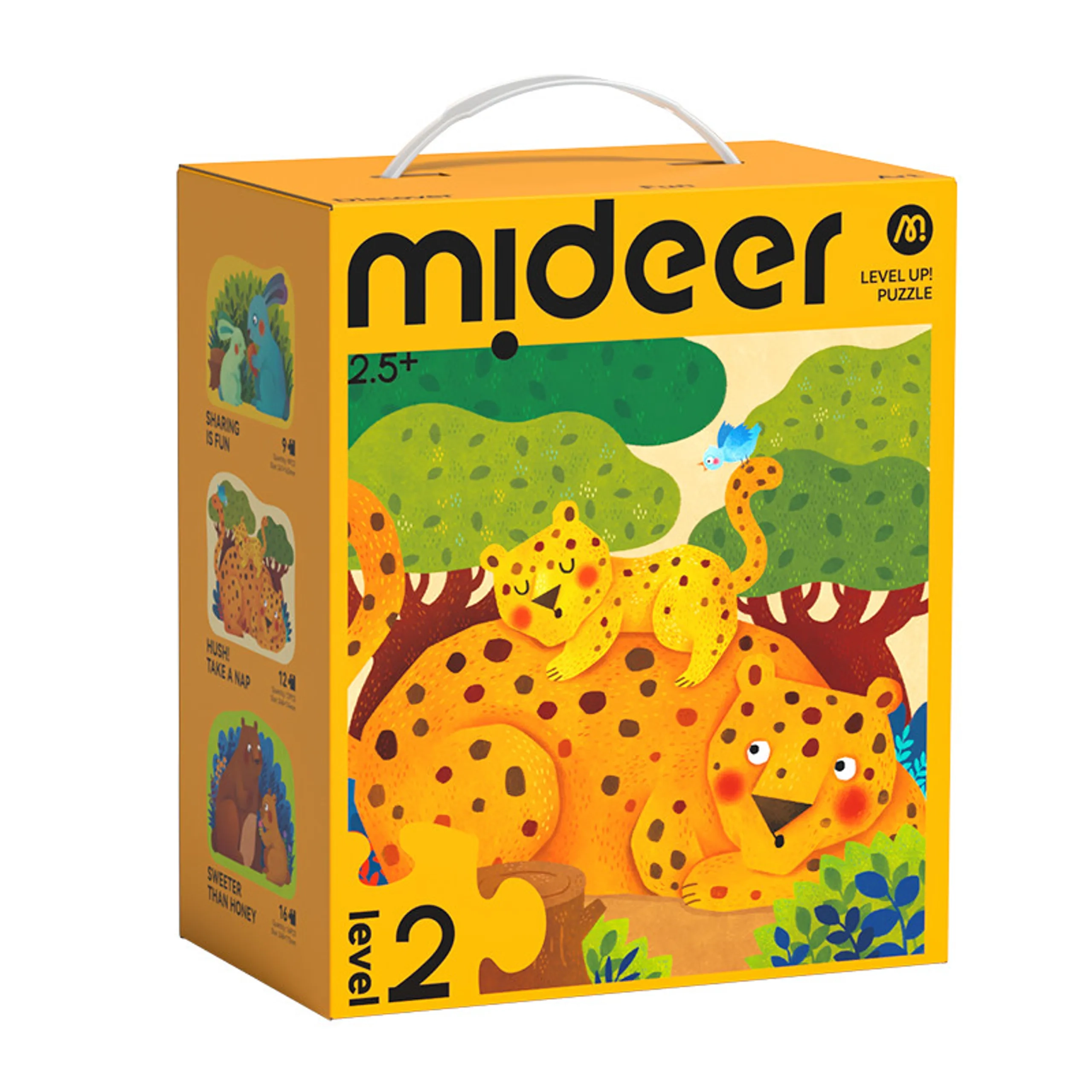 MIDEER Level Up Puzzle - Suitable for 2.5 years & above 37pcs