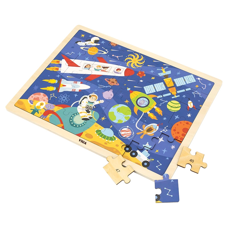 Space Wooden Puzzle (PCG-44586) - 48 pcs