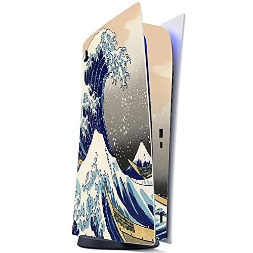 Great Wave Dual Side Full Set Skin Decal - PS5 Digital Edition