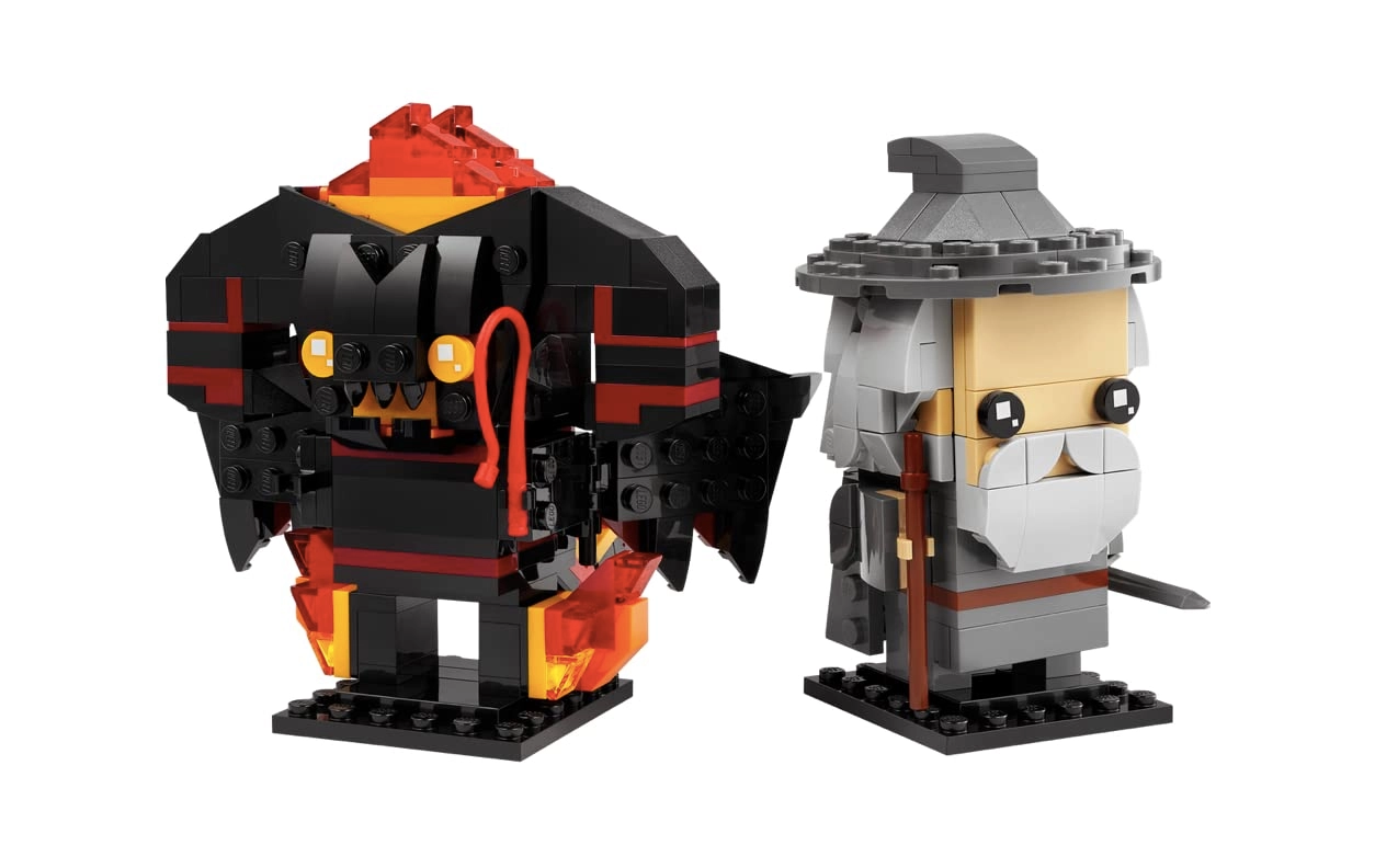 LEGO Gandalf the Grey & Balrog - 348-piece BrickHeadz