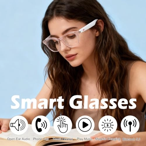 Ai Translator Smart Glasses - 164+ Language Translation AI Chat Deepseek R1 & Gemini-2.5