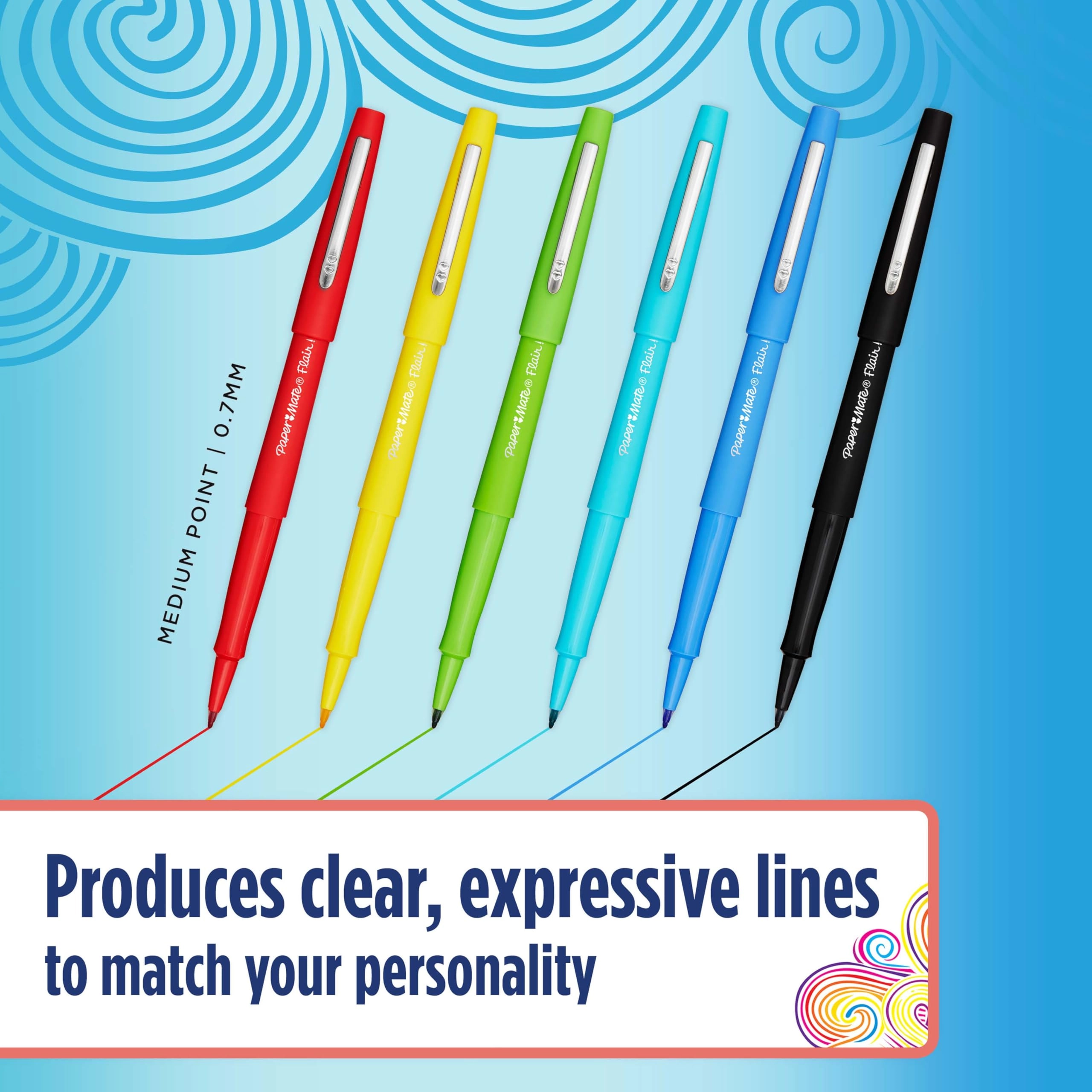 Flair - 16 Count Multicolor 0.7mm