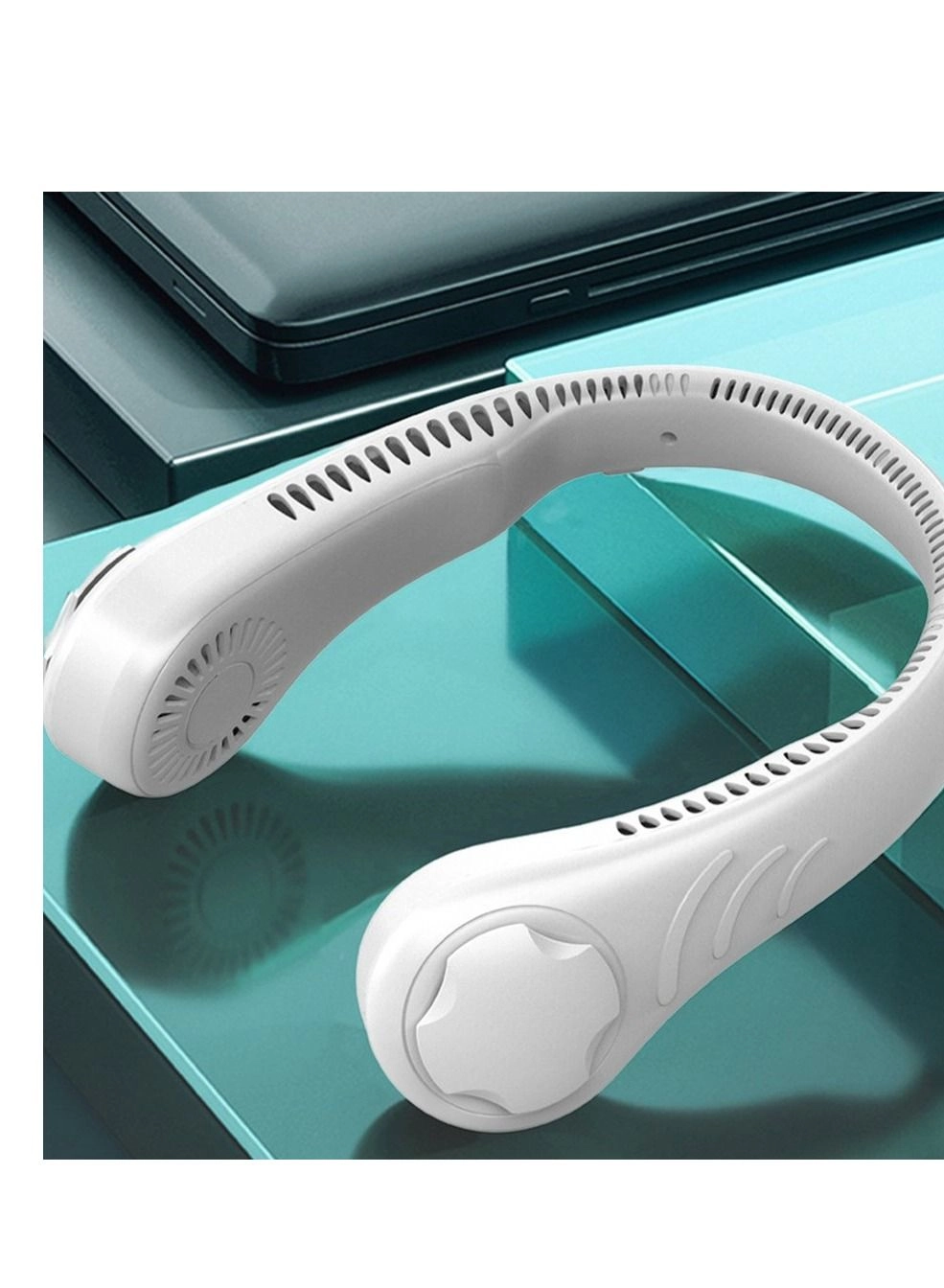 Neck Fan - 3 speeds USB rechargeable Bladeless