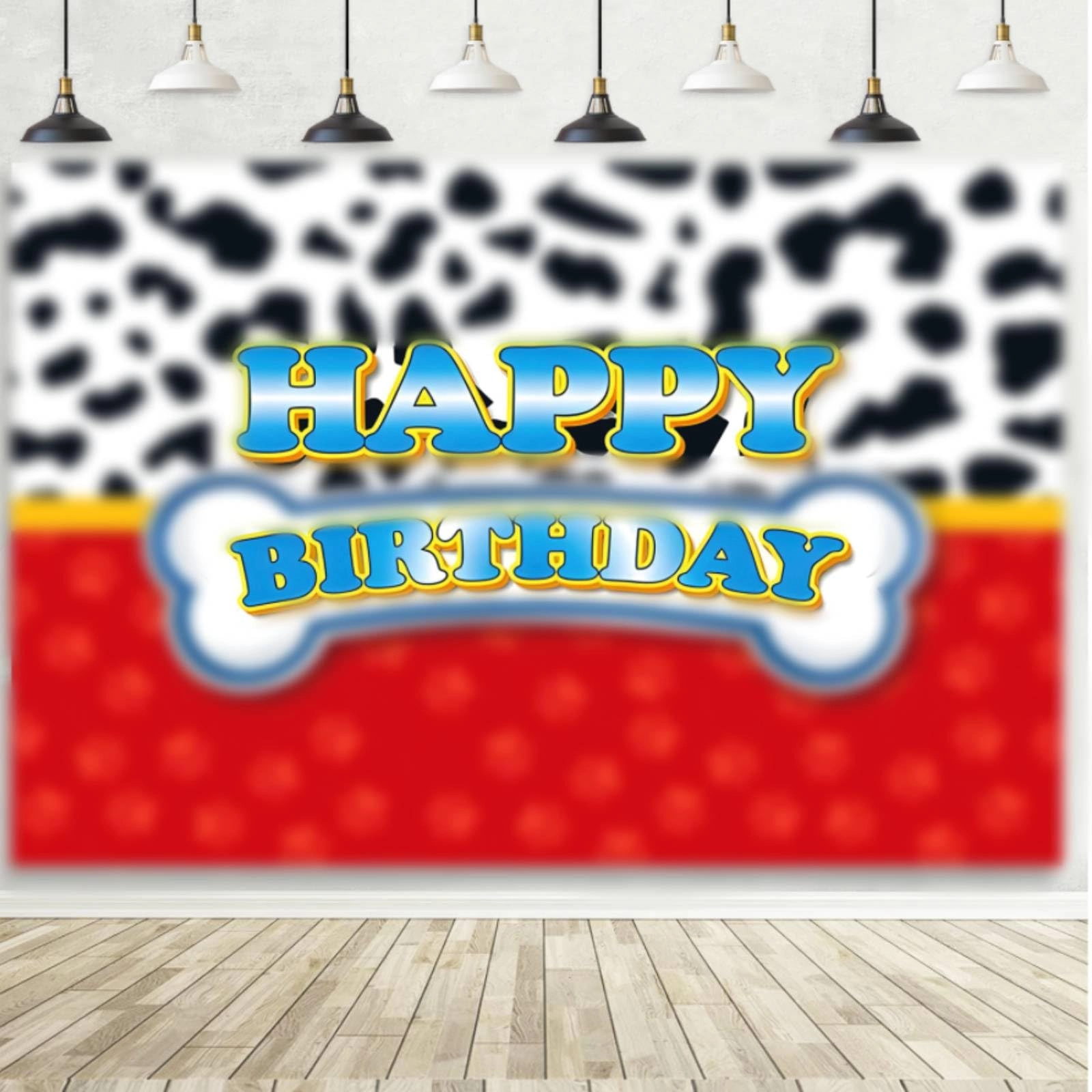 Happy Birthday Backdrop - 1 piece(s)
