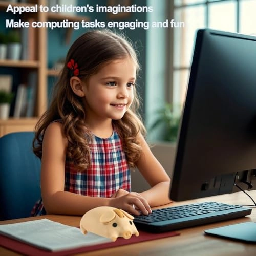 Cute Pig Wireless Mouse - Wireless