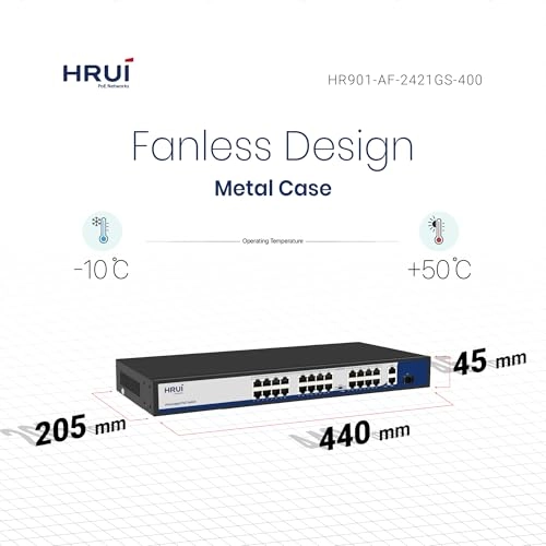 HR901-AF-2421GS 400 1U 24-Ports